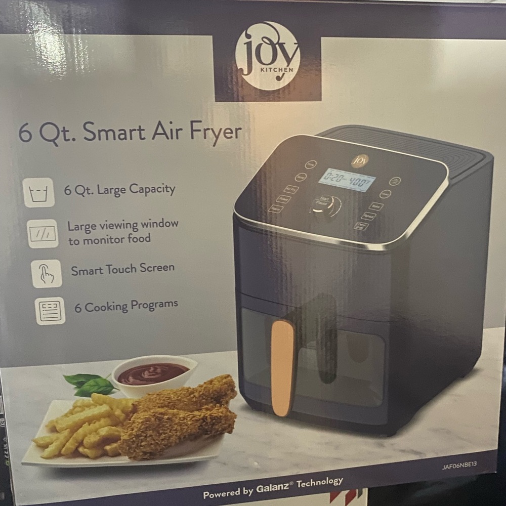 6 Qt smart air fryer Joy Kitchen